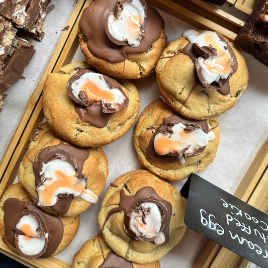 Cream Egg Stuffed Cookie