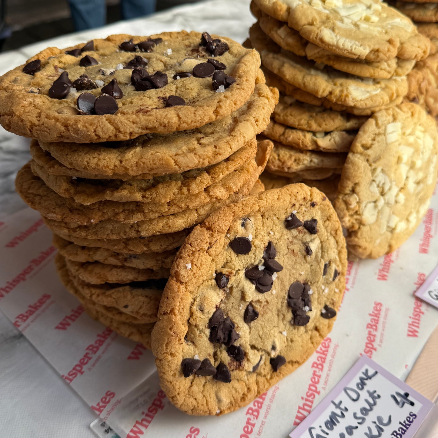 Giant Chocolate Sea Salt Cookie