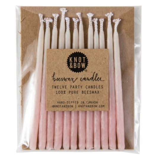 Luxury Beeswax Candles - Pink